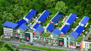 Casas com energia solar em bairro da Alemanha