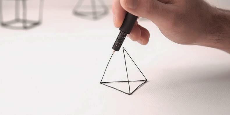 Caneta Lix desenha com plástico e cria objetos 3D