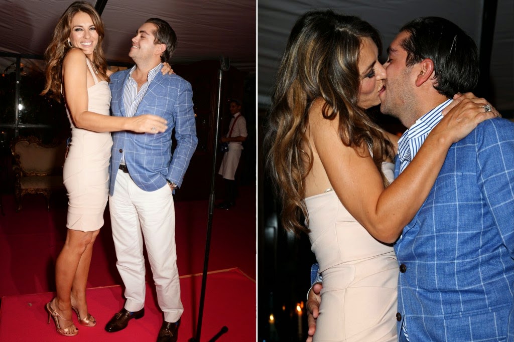 Banqueiro desembolsa R$ 186 mil para beijar atriz Elizabeth Hurley