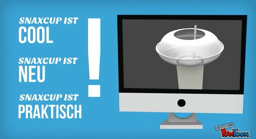 Jogador de futebol cria copo especial para lanches em estádios e cinemas