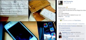 Policial devolve pelo correio celular de francesa roubada no RS